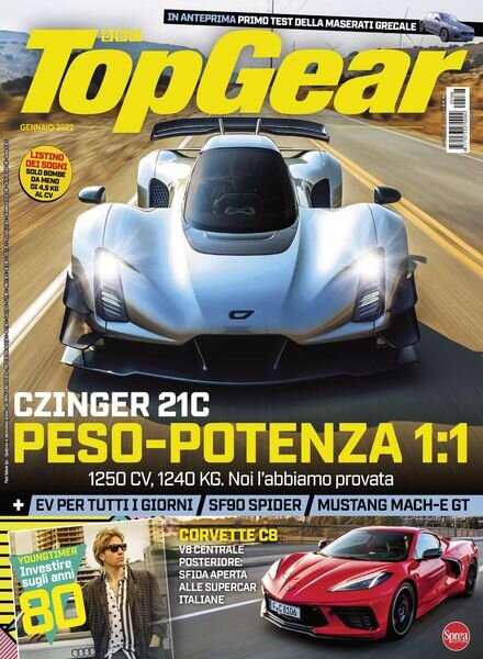 BBC Top Gear Italia – gennaio 2022 Cover