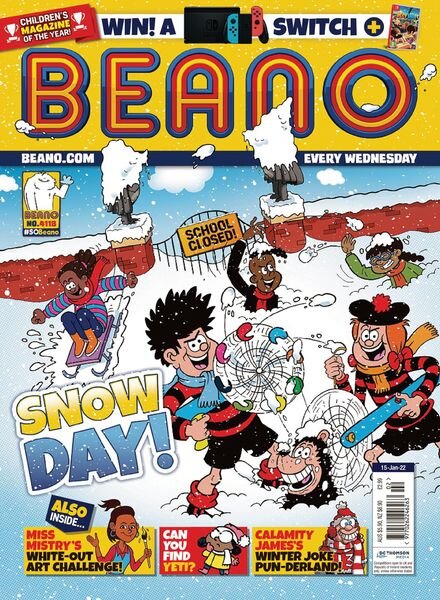Beano – 12 January 2022 Cover