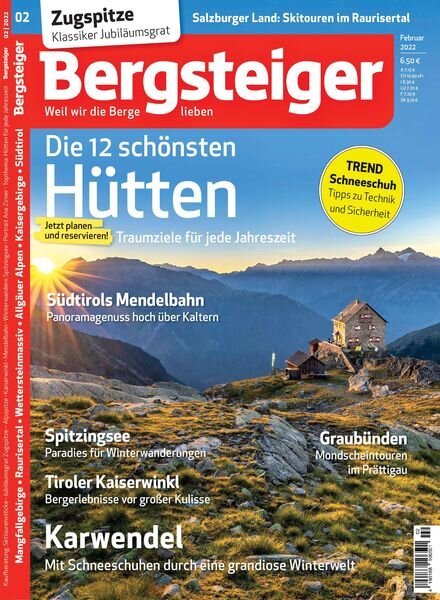 Bergsteiger – Februar 2022 Cover