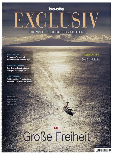 Boote Exclusiv – Januar 2022 Cover