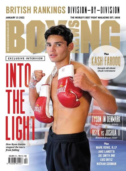 Boxing News – January 13, 2022 Cover