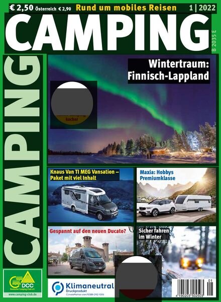 Camping Germany – Februar 2022 Cover
