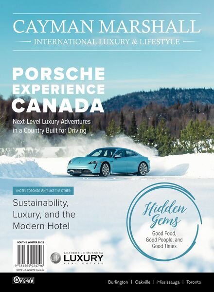 Cayman Marshall International Luxury & Lifestyle South – Winter 2021-2022 Cover