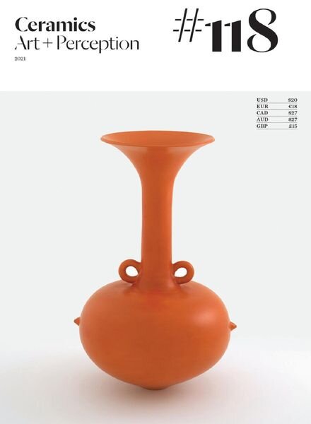 Ceramics Art and Perception – December 2021 Cover