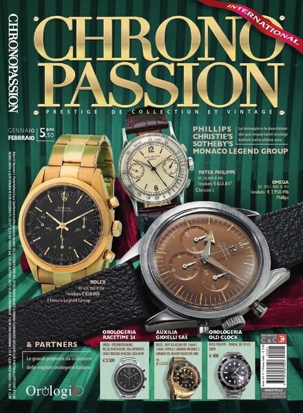Chrono Passion – Gennaio-Febbraio 2022 Cover