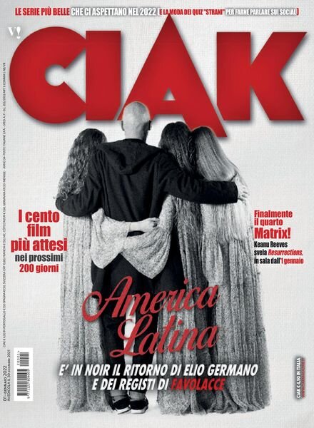 Ciak – gennaio 2022 Cover