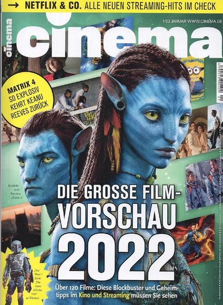 Cinema Germany – Januar 2022 Cover