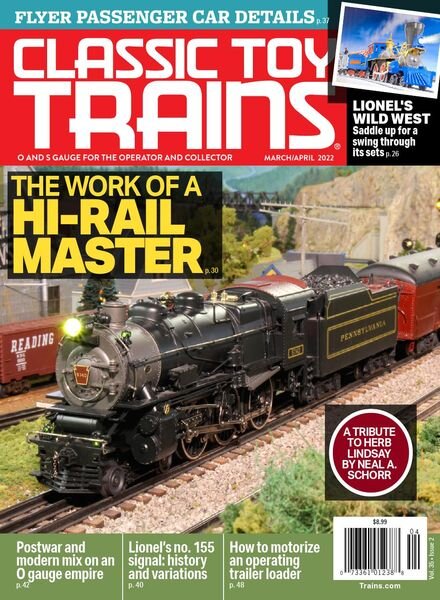 Classic Toy Trains – March 2022 Cover