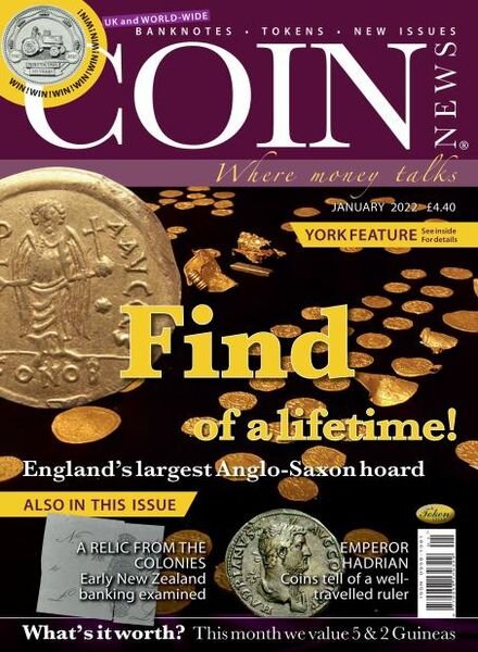 Coin News – January 2022 Cover