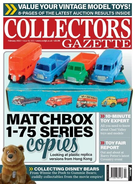 Collectors Gazette – Issue 455 – February 2022 Cover