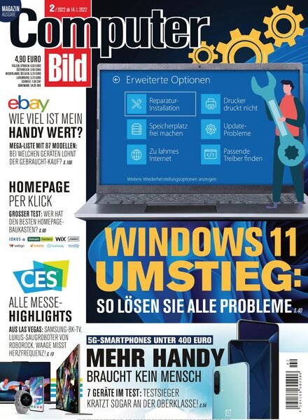 Computer Bild Germany – 14 Januar 2022 Cover