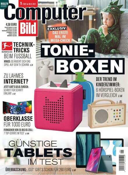 Computer Bild Germany – 30 Dezember 2021 Cover