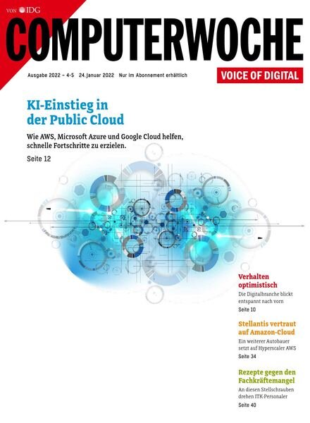Computerwoche – 24 Januar 2022 Cover