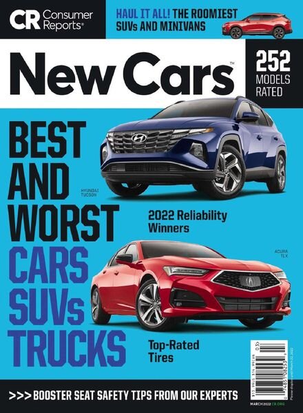 Consumer Reports New Cars – March 2022 Cover