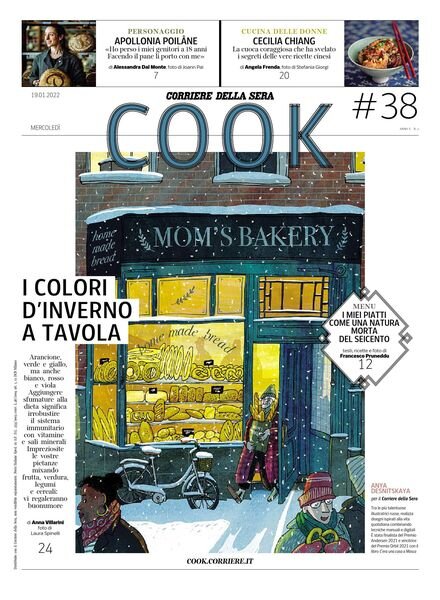 Corriere della Sera Cook – 19 Gennaio 2022 Cover