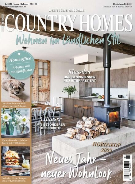 Country Homes Germany – Januar-Februar 2022 Cover