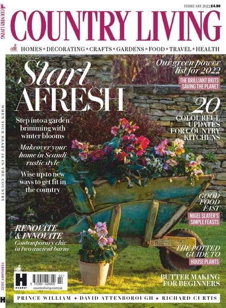 Country Living UK – February 2022 Cover