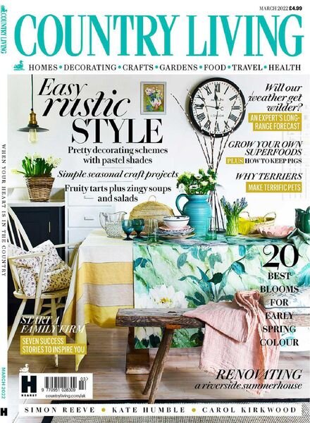 Country Living UK – March 2022 Cover