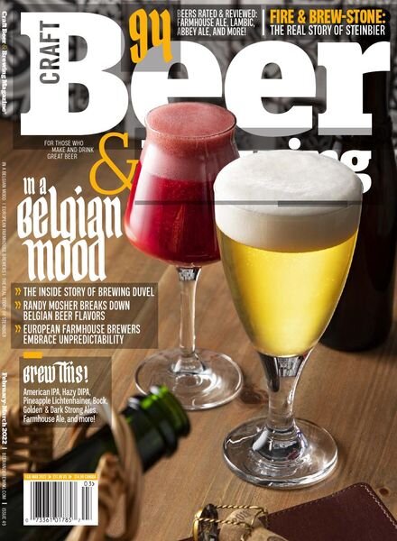 Craft Beer & Brewing – February 2022 Cover