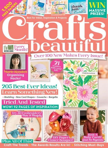 Crafts Beautiful – Issue 366 – December 2021 Cover