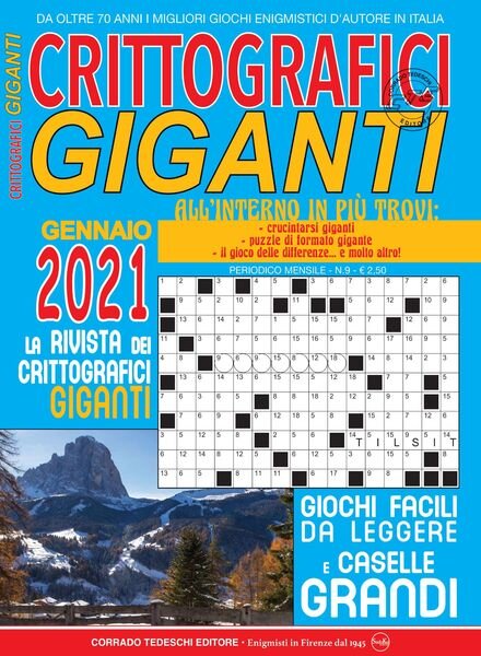 Crittografici Giganti – gennaio 2022 Cover