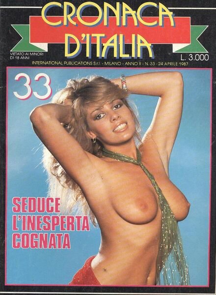 Cronaca DItalia – N 33 1987 Cover