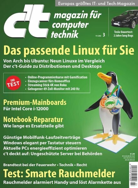 c’t – 17 Januar 2022 Cover