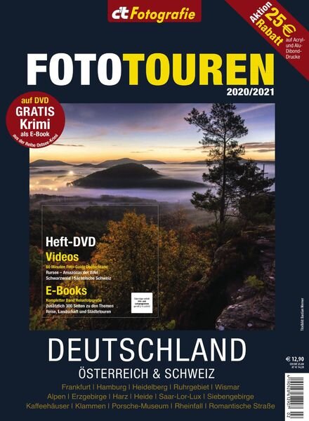 c’t Fotografie – Fototouren 2021-2022 Cover