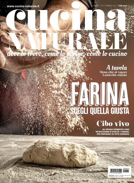 Cucina Naturale – Gennaio 2022 Cover