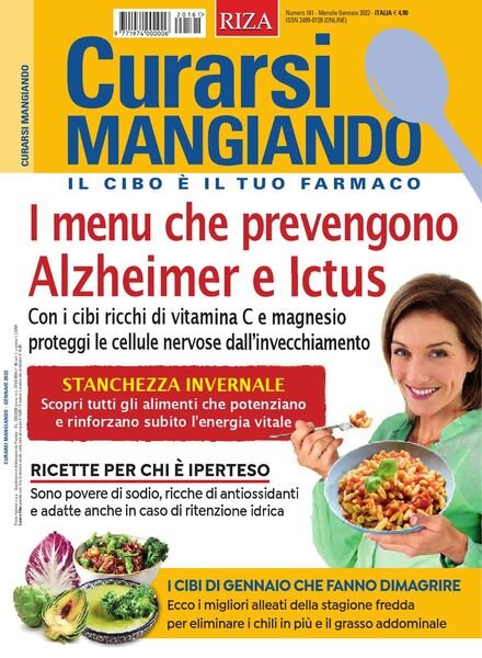 Curarsi Mangiando – Gennaio 2022 Cover
