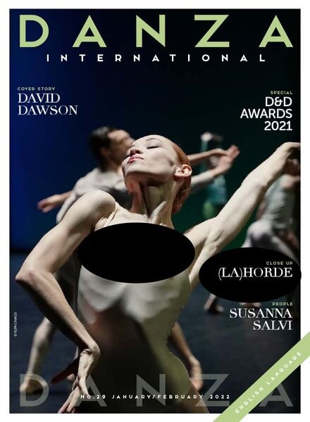 Danza & Danza International – January-February 2022 Cover