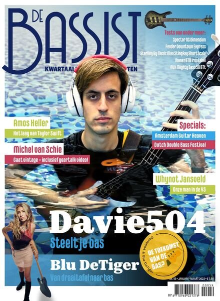 De Bassist – januari 2022 Cover