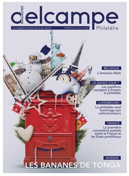 Delcampe Magazine Philatelie – Janvier-Fevrier 2022 Cover