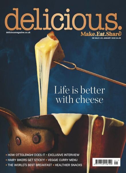 delicious UK – January 2022 Cover