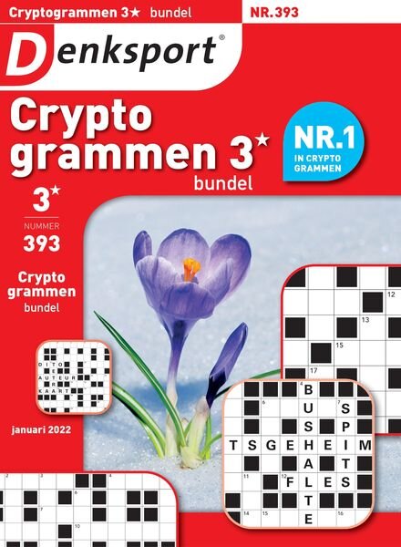 Denksport Cryptogrammen 3 bundel – 30 december 2021 Cover