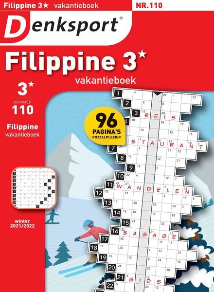 Denksport Filippine 3 Vakantieboek – januari 2022 Cover