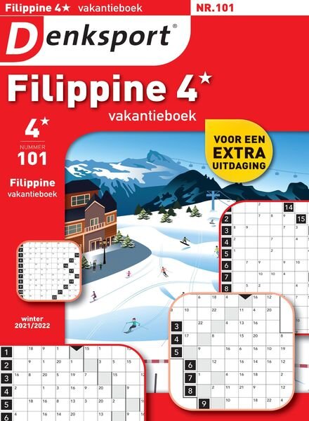 Denksport Filippine 4 Vakantieboek – januari 2022 Cover