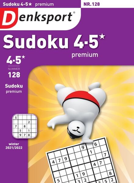 Denksport Sudoku 4-5 premium – 23 december 2021 Cover