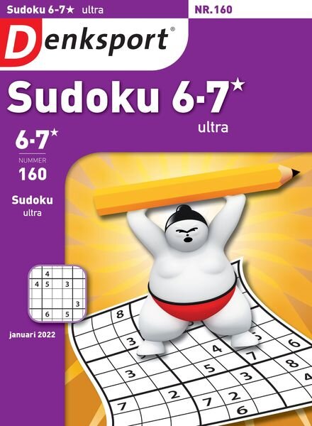 Denksport Sudoku 6-7 ultra – 30 december 2021 Cover