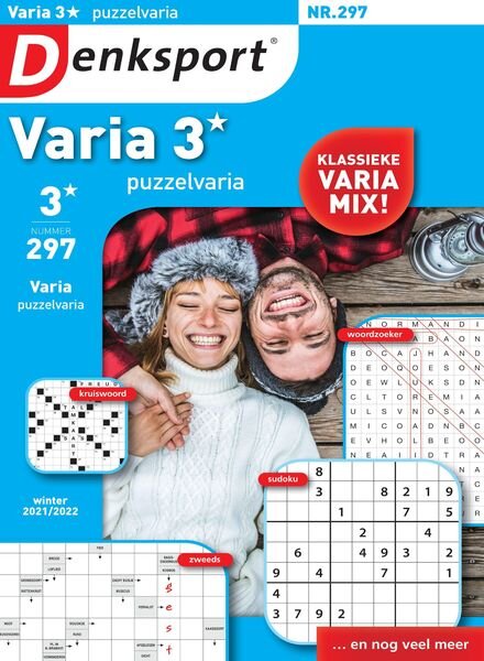 Denksport Varia 3 Puzzelvaria – 20 januari 2022 Cover