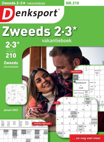 Denksport Zweeds 2-3 vakantieboek – 30 december 2021 Cover