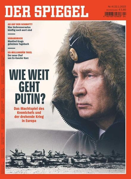 Der SPIEGEL – 22 Januar 2022 Cover