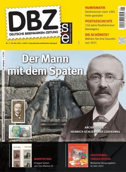 Deutsche Briefmarken-Zeitung – 30 Dezember 2021 Cover