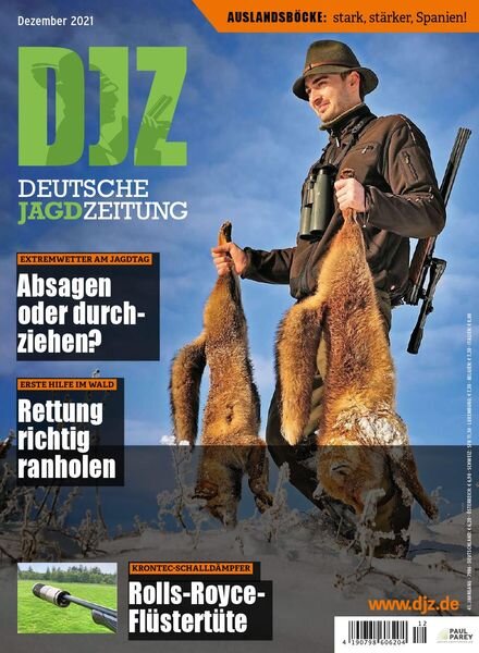 Deutsche Jagdzeitung – Dezember 2021 Cover