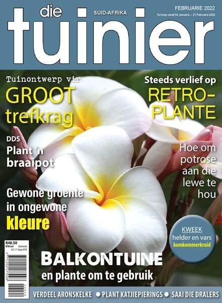 Die Tuinier Tydskrif – Februarie 2022 Cover