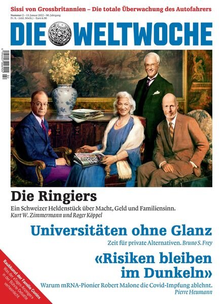 Die Weltwoche – 13 Januar 2022 Cover