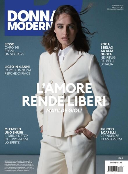 Donna Moderna – 14 gennaio 2022 Cover