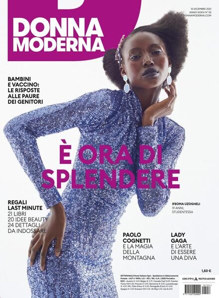 Donna Moderna – 15 dicembre 2021 Cover