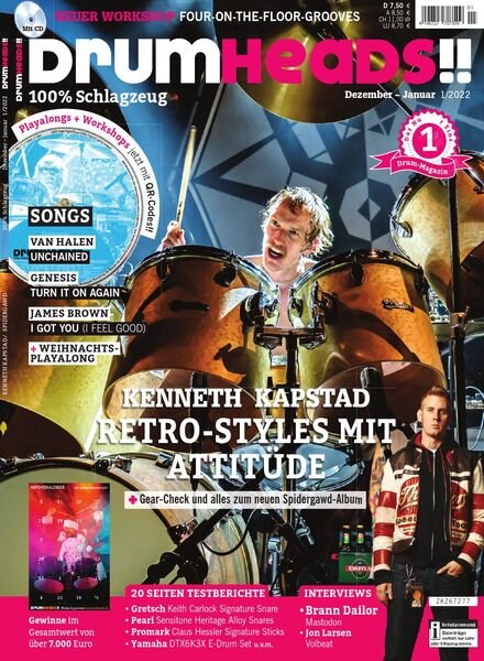 DrumHeads – Dezember 2021 – Januar 2022 Cover