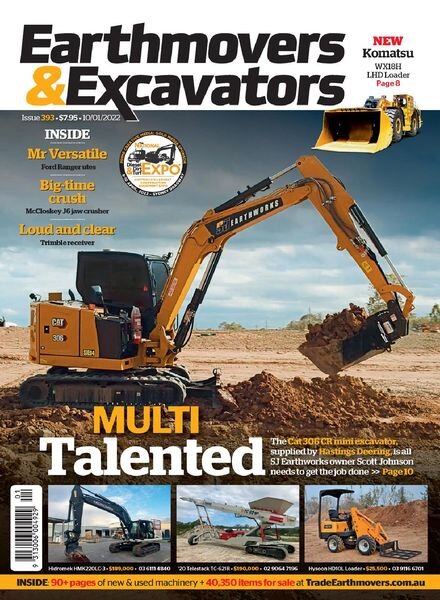 Earthmovers & Excavators – January 2022 Cover